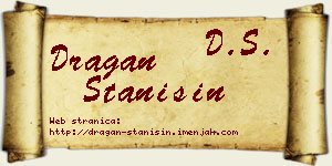 Dragan Stanišin vizit kartica